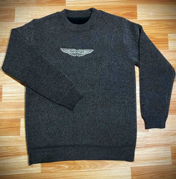 ASTON MARTIN – SWEATSHIRT – ROUND NECK – DARK GREY