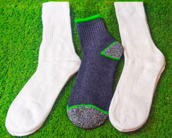 Premium Crew Sports Socks – Comfortable, Breathable & Durable (3-Pair Pack) - WARM SOCKS - IMPORTED SOCKS - Image 3