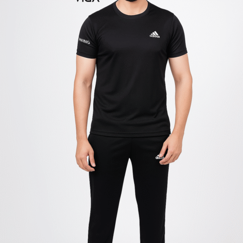 ADIDAS T-SHIRT | LITTLE BUBBLE FABRIC | BLACK