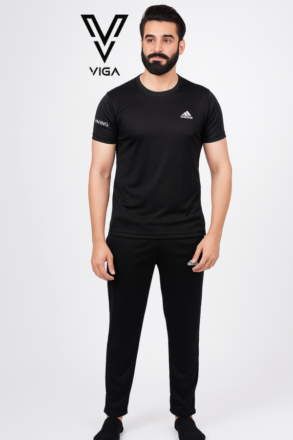 ADIDAS T-SHIRT | LITTLE BUBBLE FABRIC | BLACK