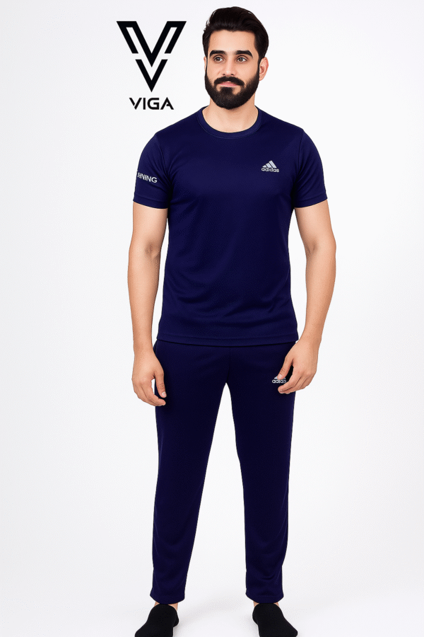ADIDAS T-SHIRT | Little Bubble fabric | NAVY BLUE